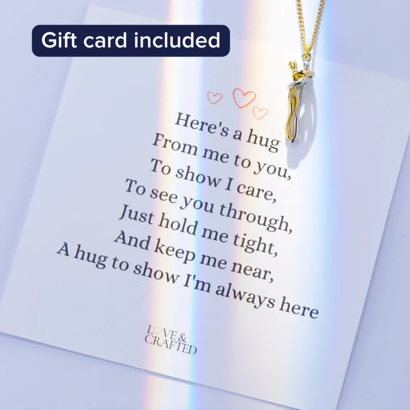Gold Hug Necklace - Image 5